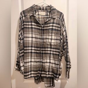 American Eagle oversized flannel